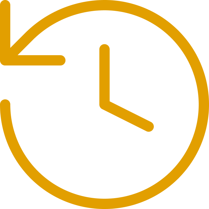 Time saved clock icon